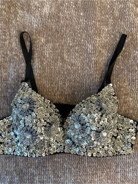 Beaded bra